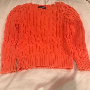 Ralph Lauren Iconic Cable Sweater - Girls Size 5